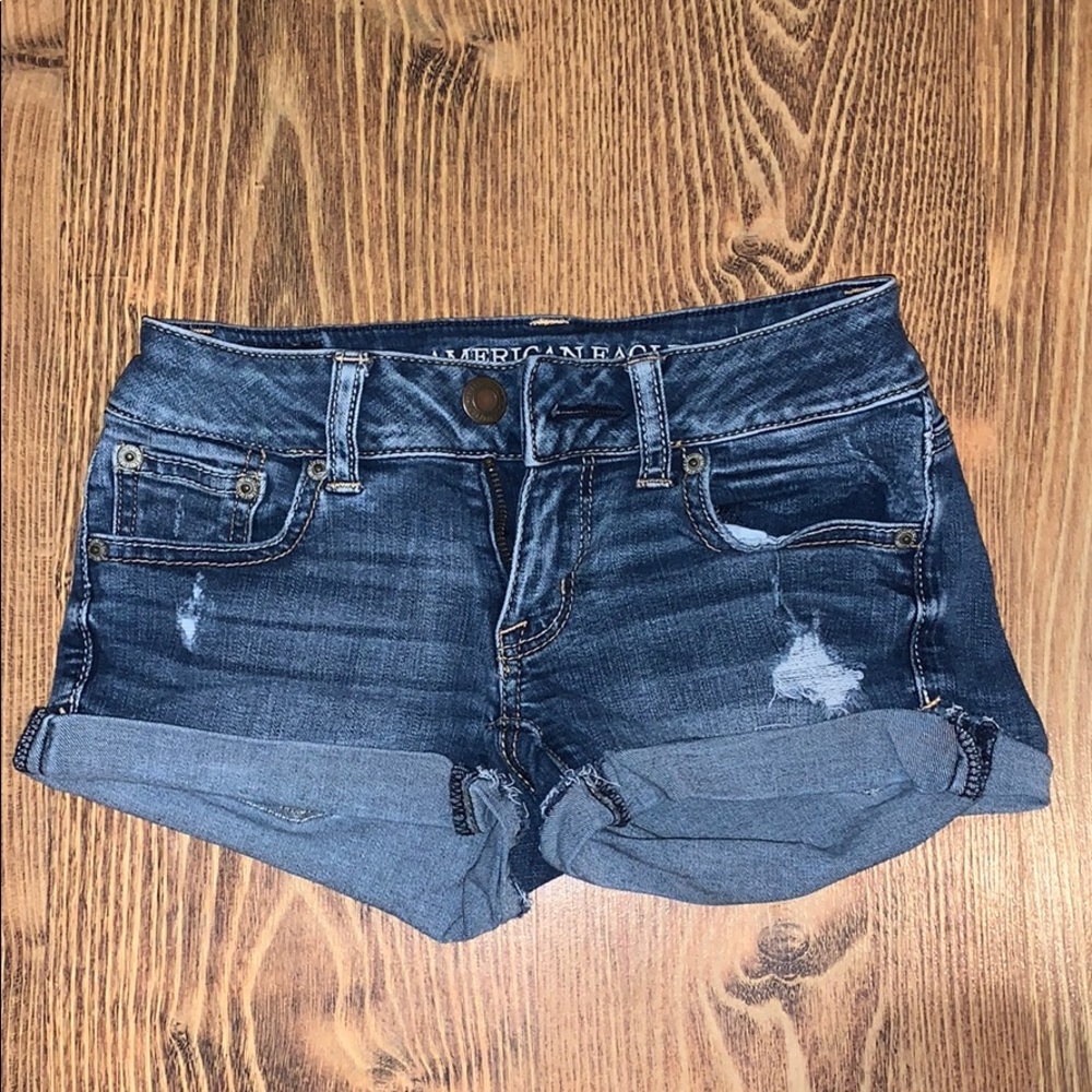American eagle super stretch short shorts